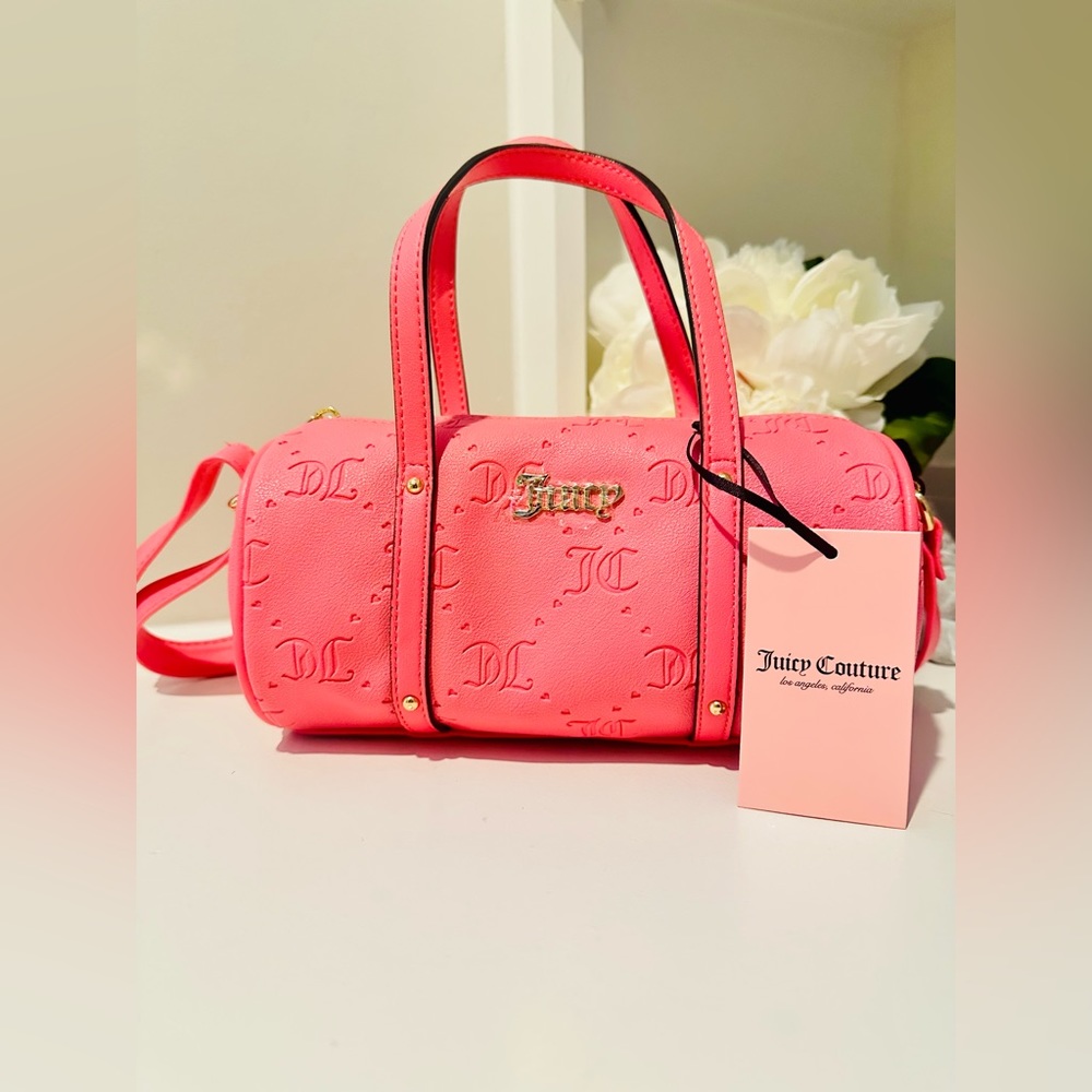 Juicy Couture Best Sellers Mini Barrel Pink Lemonade Bag